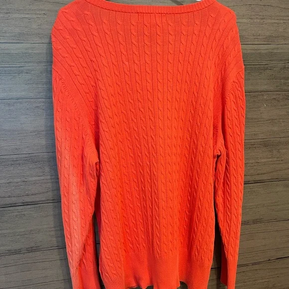 Cabela’s Women's Orange Sweater - Picture 4 of 6